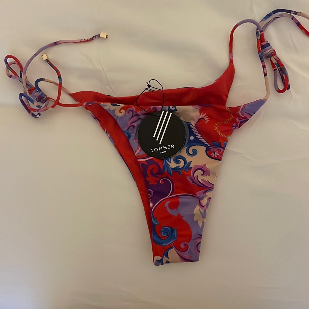 Sommer swim tie side bikini bottom NEW with tag